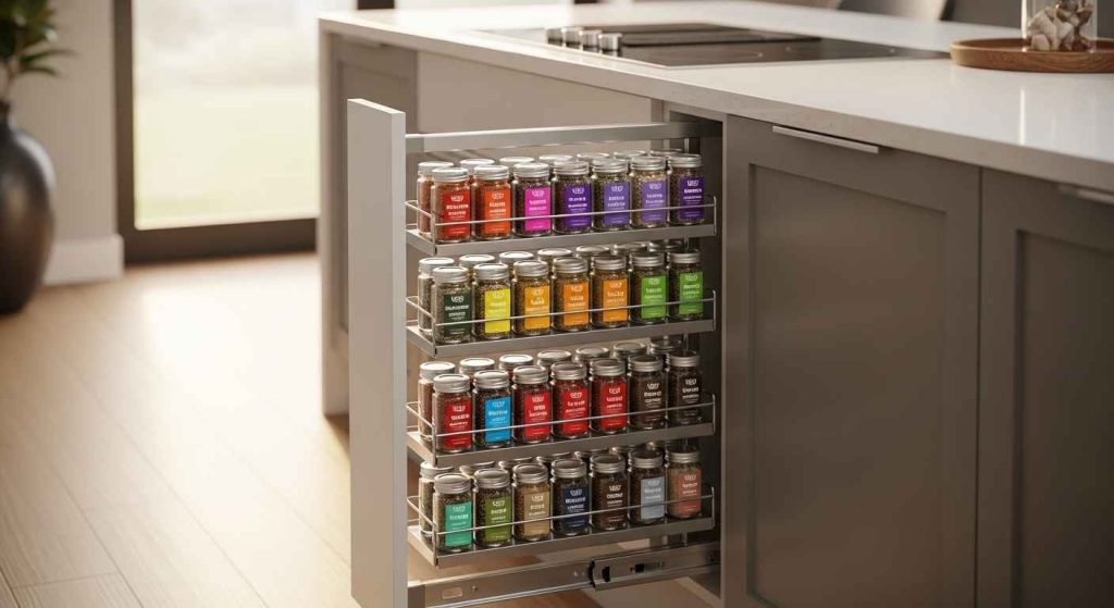 Spice of Life: Vertical Spice Rack Storage