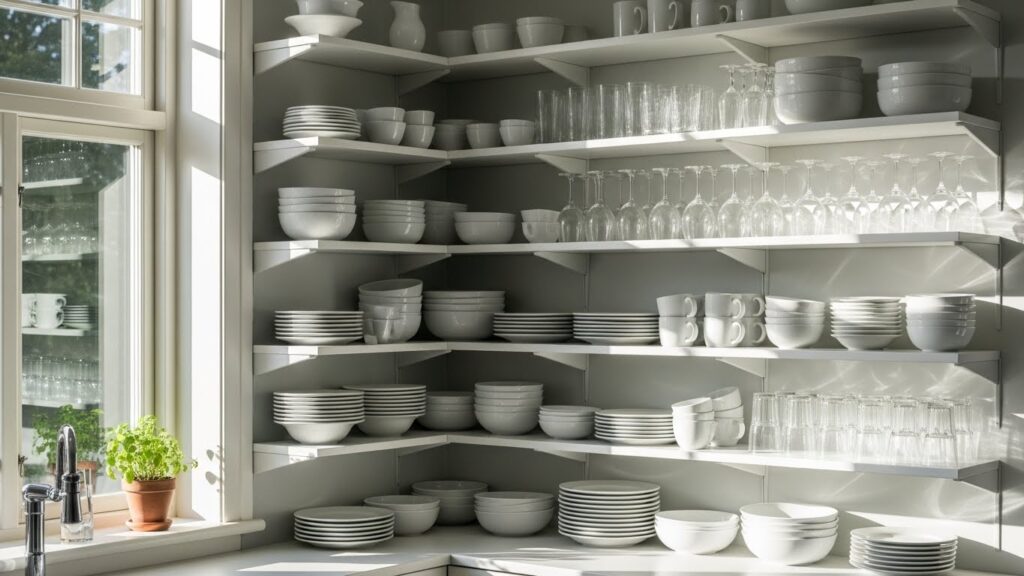 Stackable Open Shelving