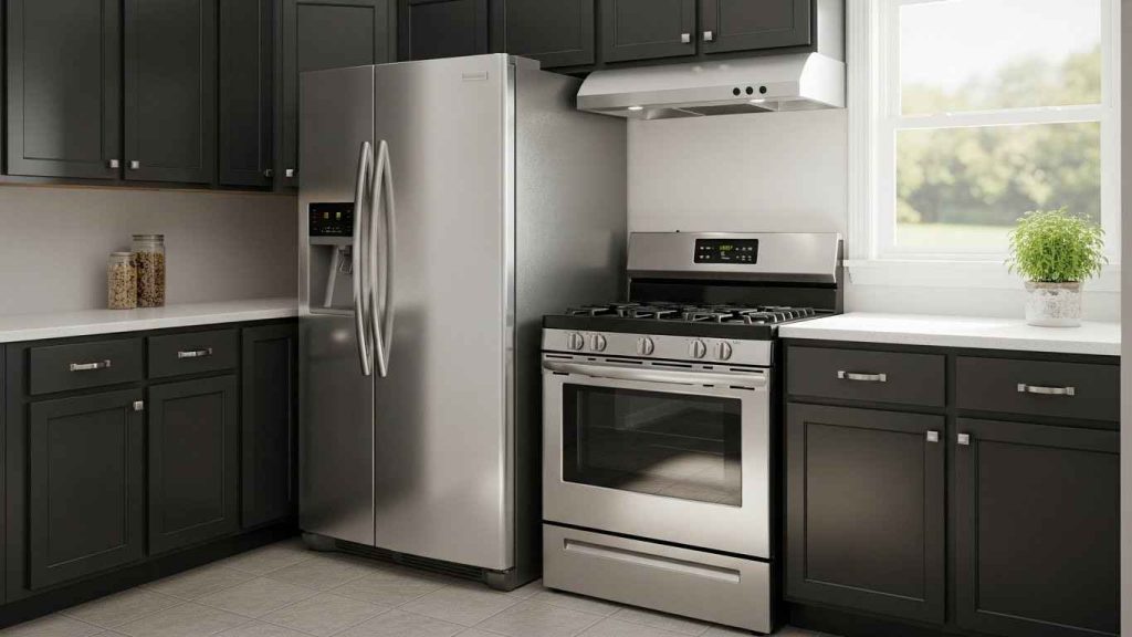 Stainless Steel Appliance Nook
