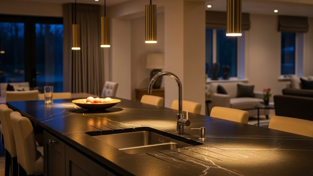 Statement Island with a Social Sink