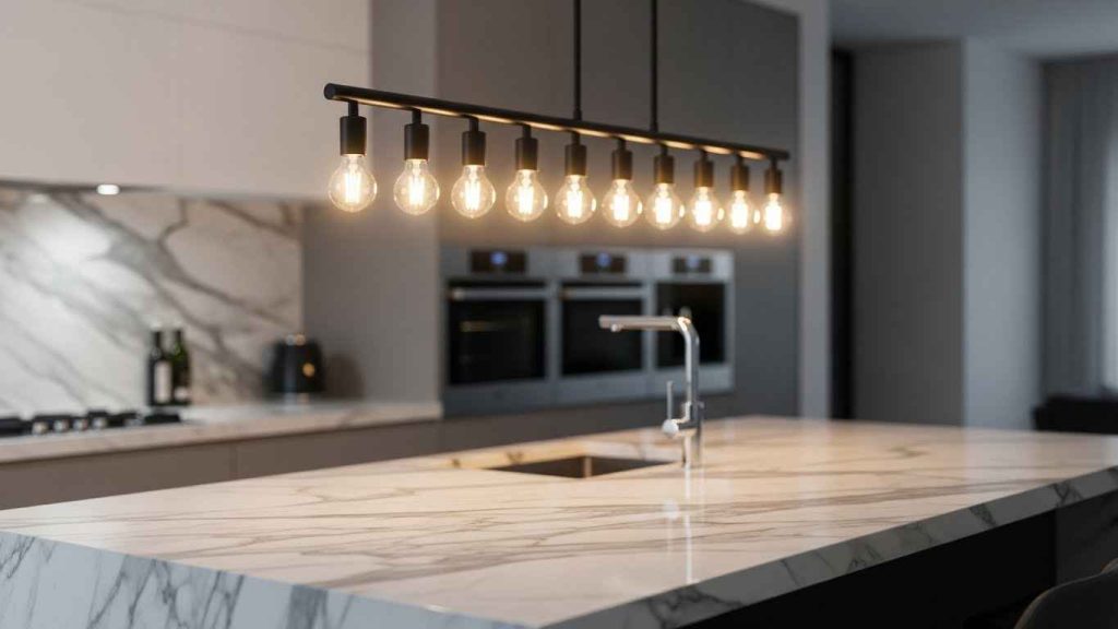 Statement Lighting Over Your Island