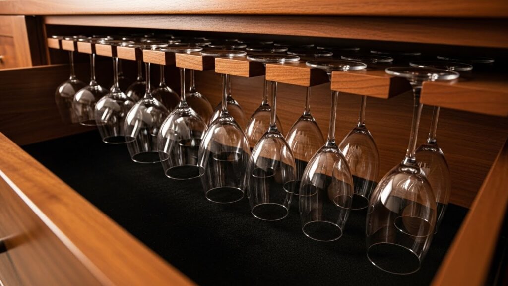 Stemware Hanging Racks