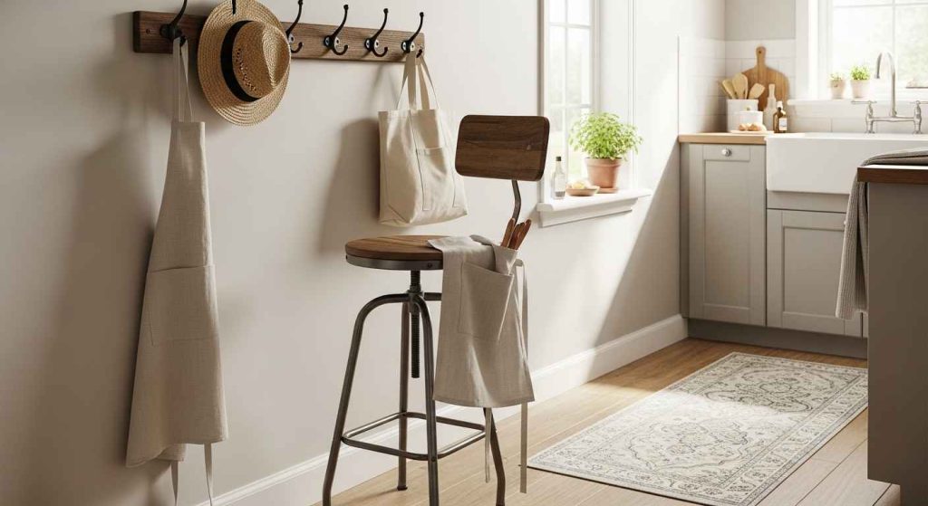Stools with Integrated Hooks