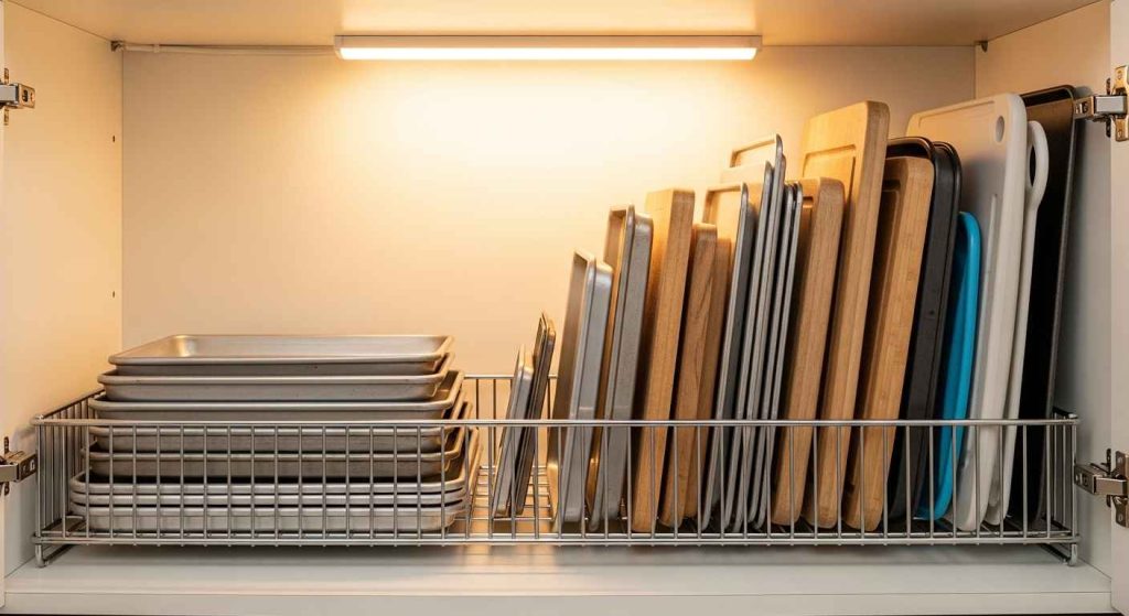 Store Baking Sheets Vertically