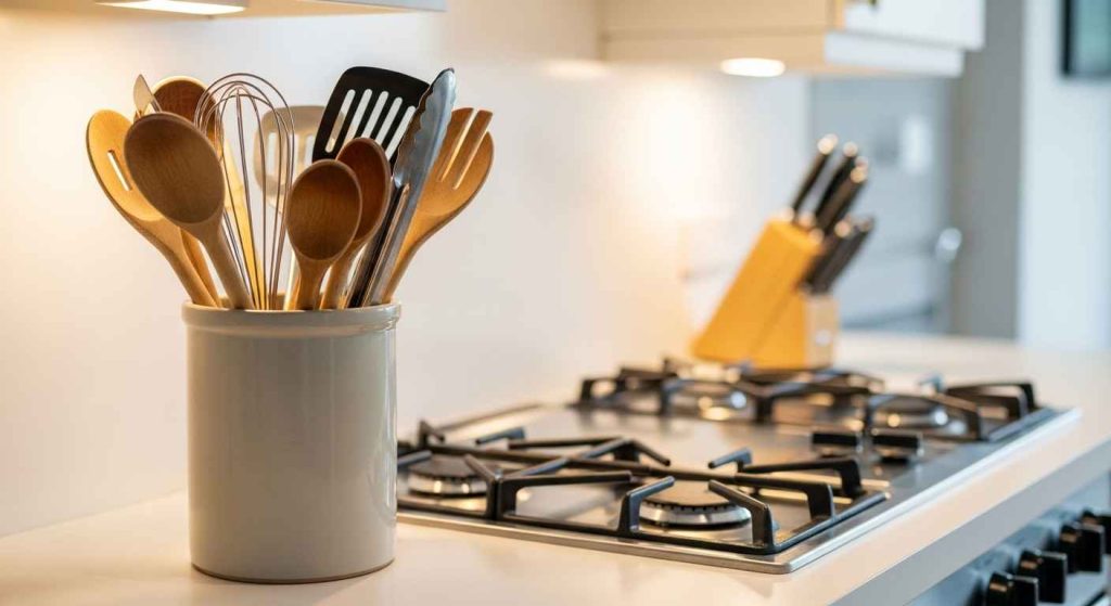 Stove-Side Utensil Crock