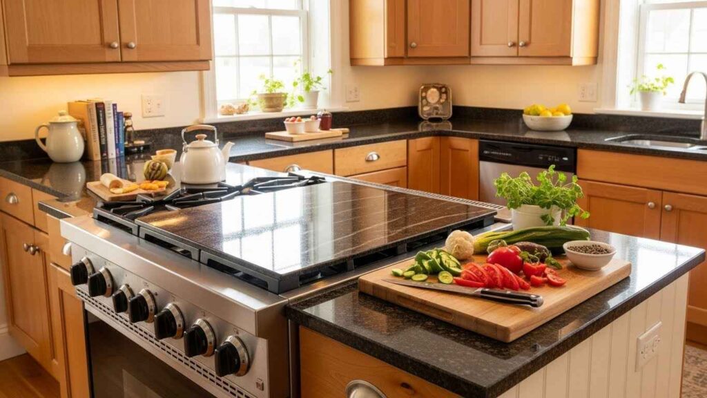 Stove Top Cover Extra Counter