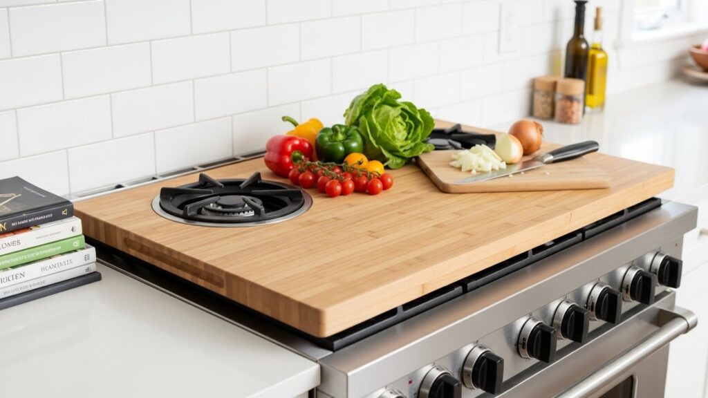 Stove-Top Cutting Board Covers