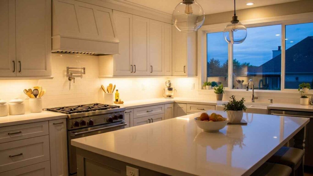 Strategic Under-Cabinet Lighting