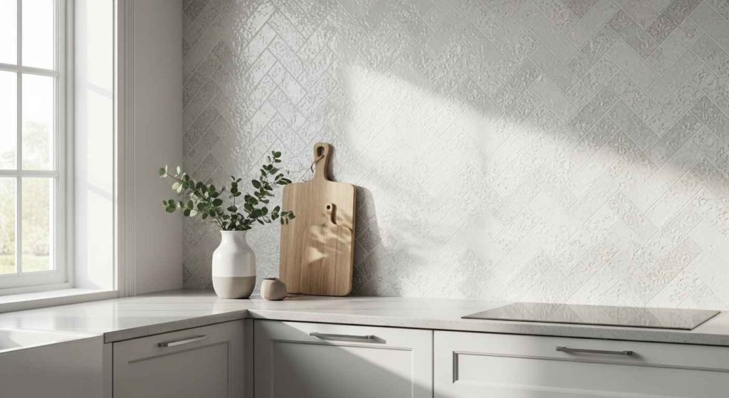 Subtle Textured Encaustic Tiles