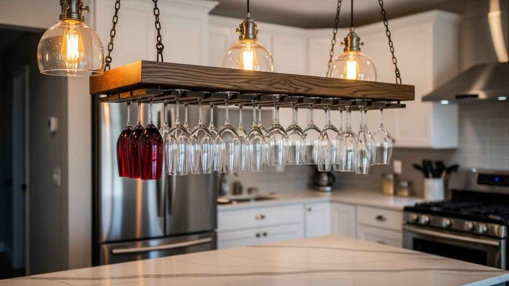 Suspend a Stemware Rack