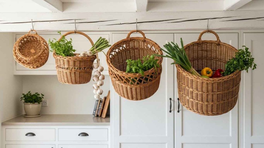 Suspend a Wicker Basket System
