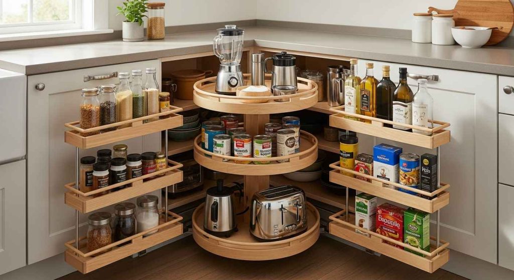 Swivel Corner Drawer Carousel Systems