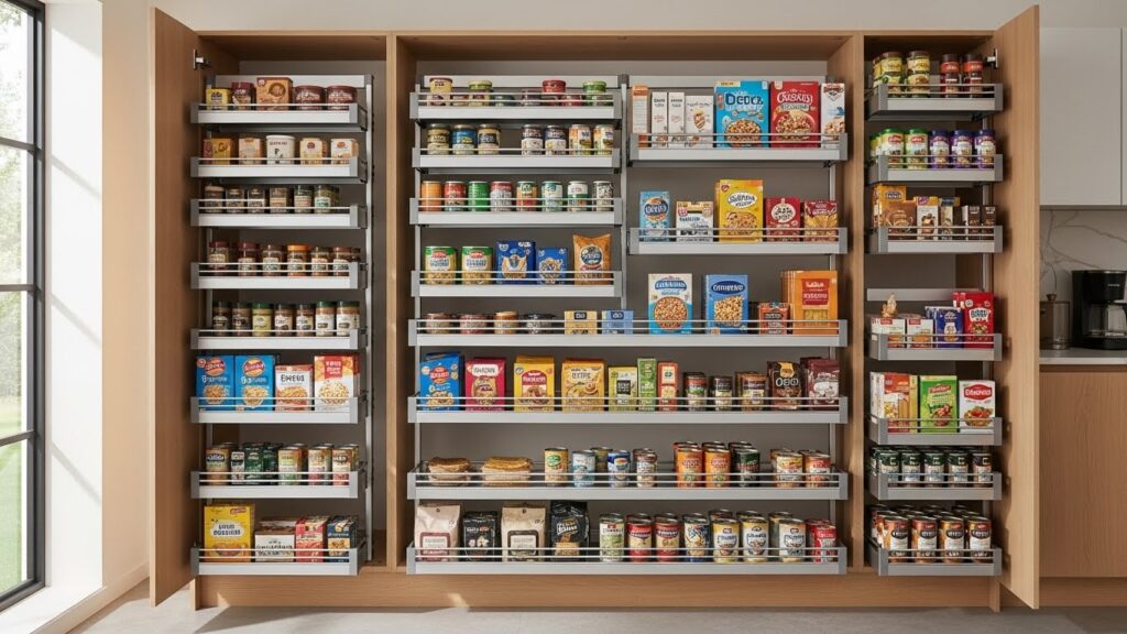 Tall Pantry Cabinet Pull-Out Systems