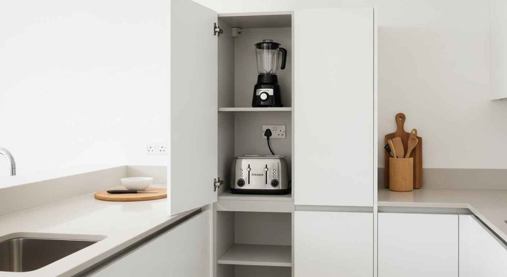 Tall, Skinny Appliance Garage