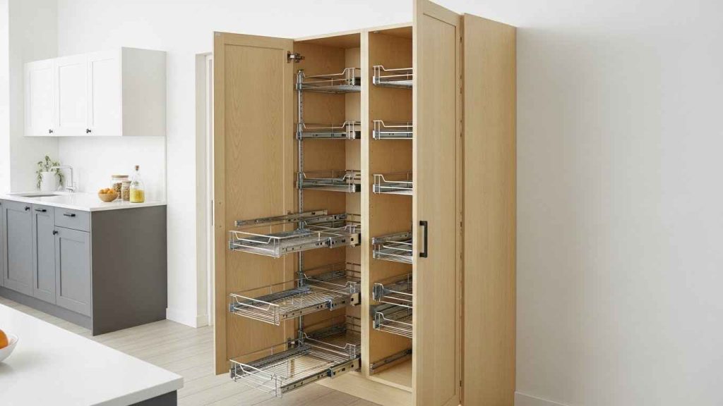 Tall, Sliding Cabinet Organizers