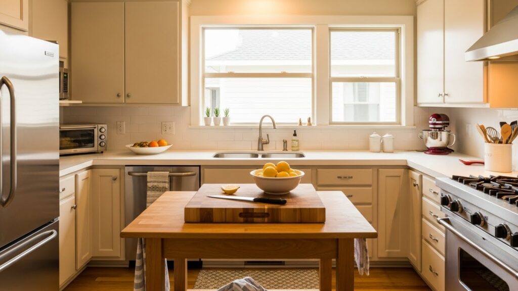 Temporary Kitchen Island