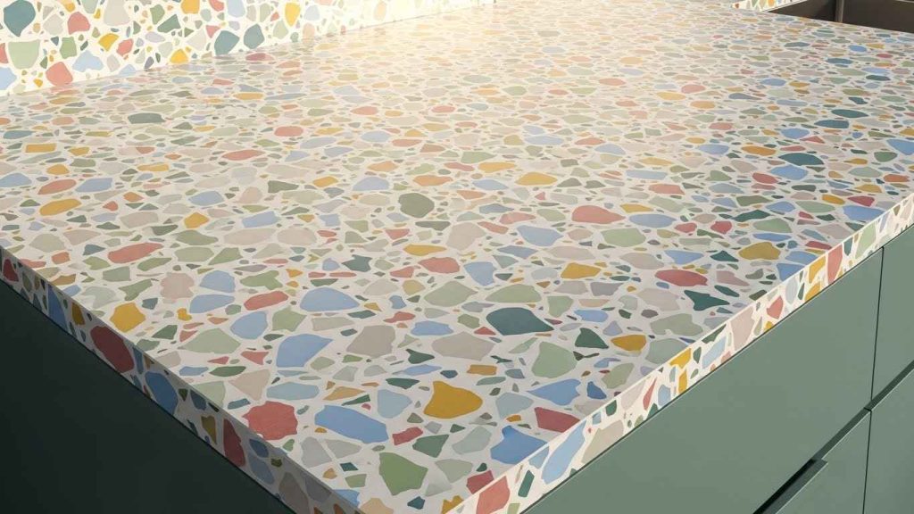 Terrazzo-Style Marble Composite