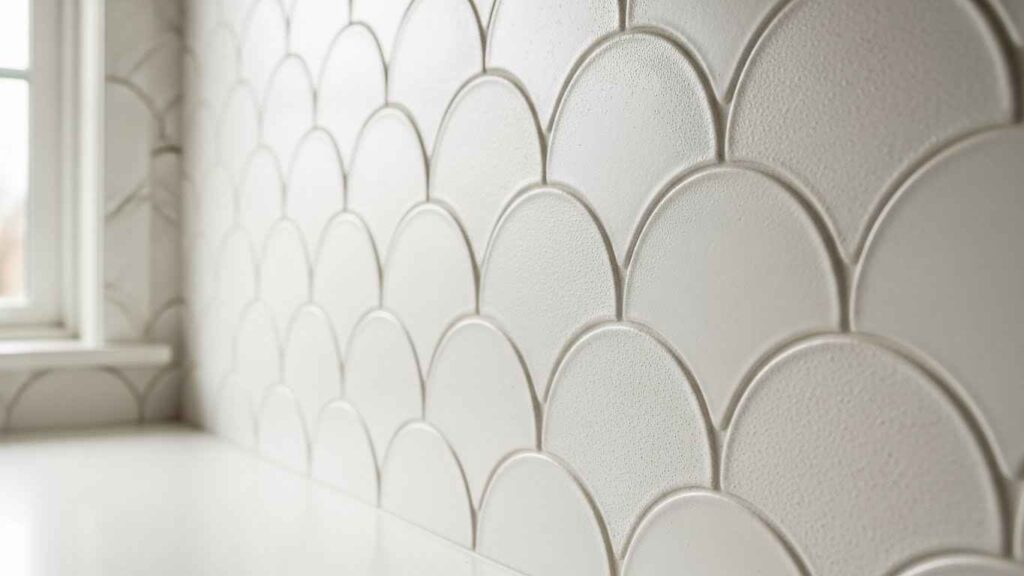 Textured Fish Scale Tiles