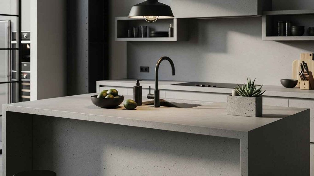 Textured Matte Concrete Accents
