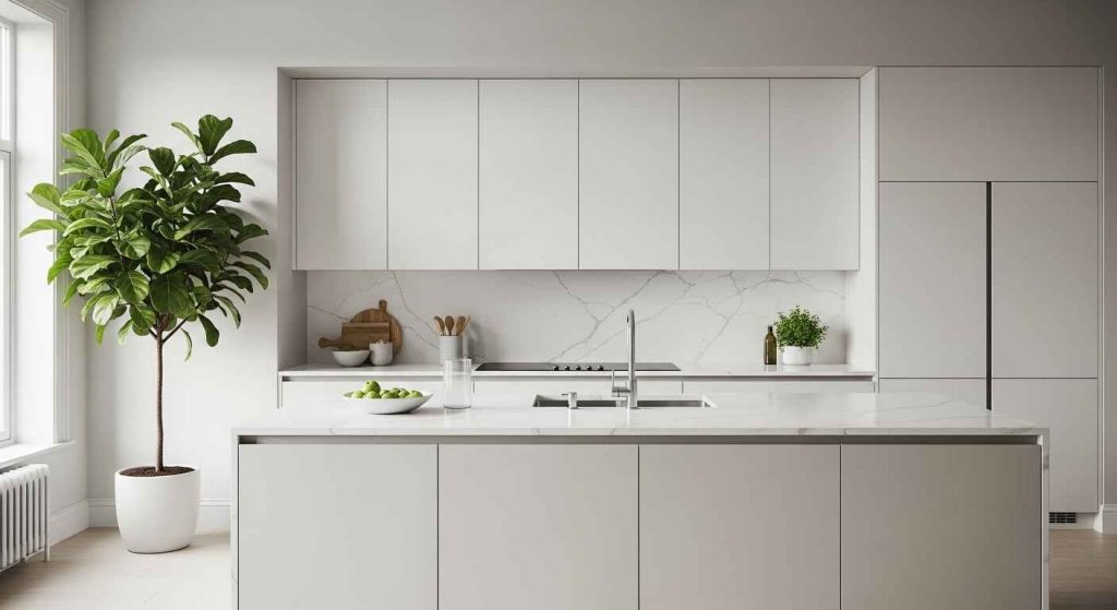 The All-White Modern Kitchen Sanctuary