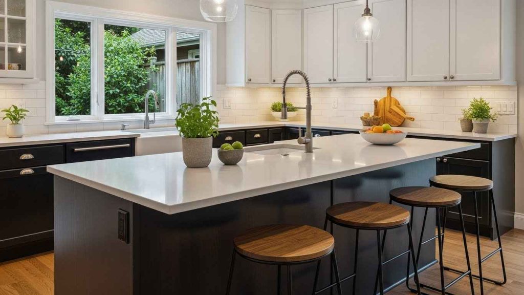 The Angled Island Solution