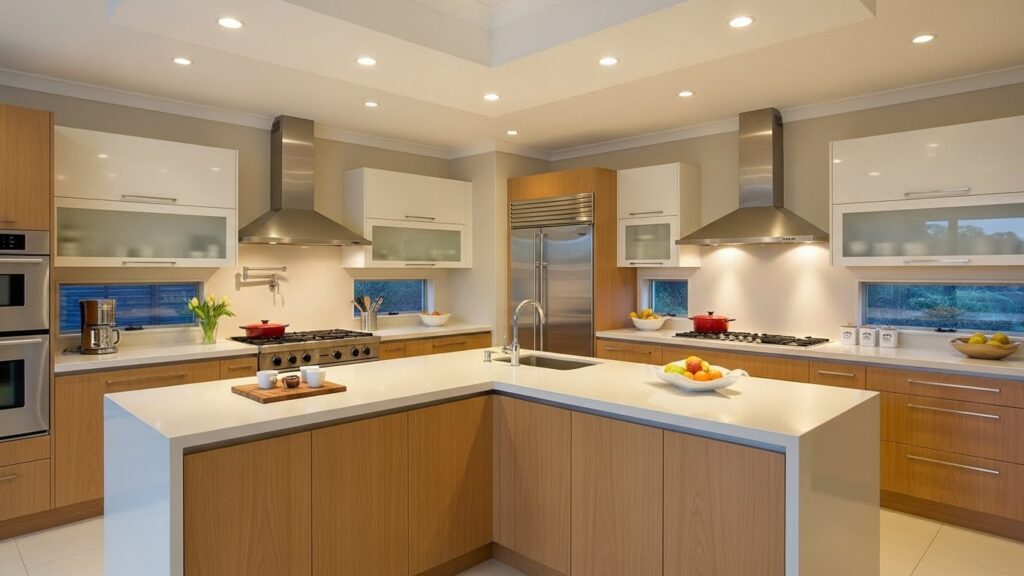 The Angled Island for Better Traffic