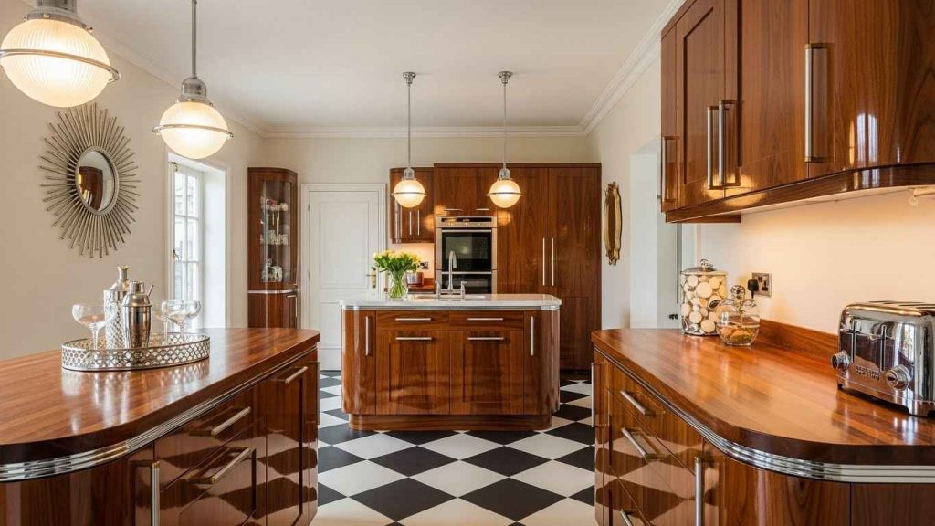 The Art Deco White Kitchen Revival
