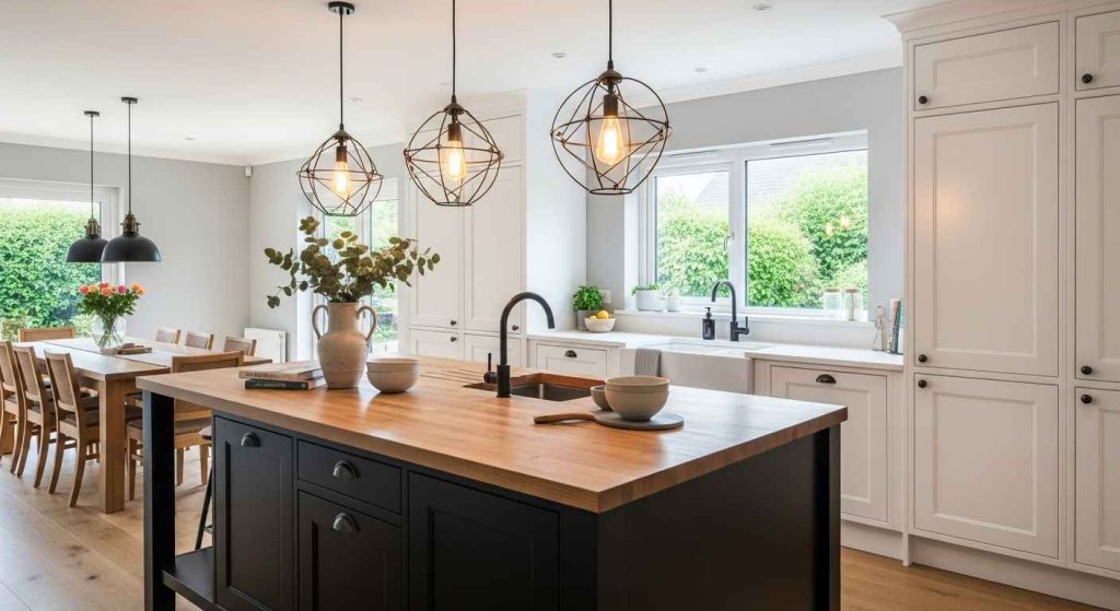 The Bold Black Kitchen Island