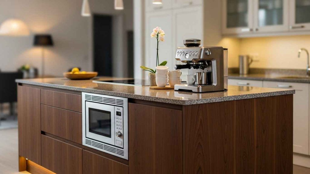The Built-In Microwave & Beverage Center
