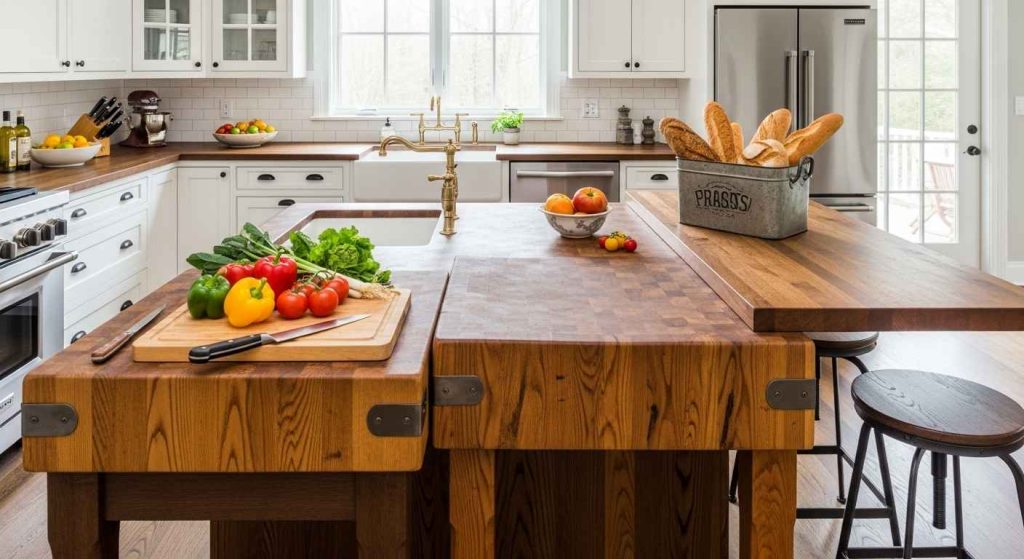 The Charm of a Butcher Block Island