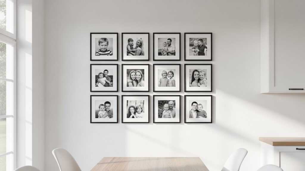 The Classic Black & White Photo Grid