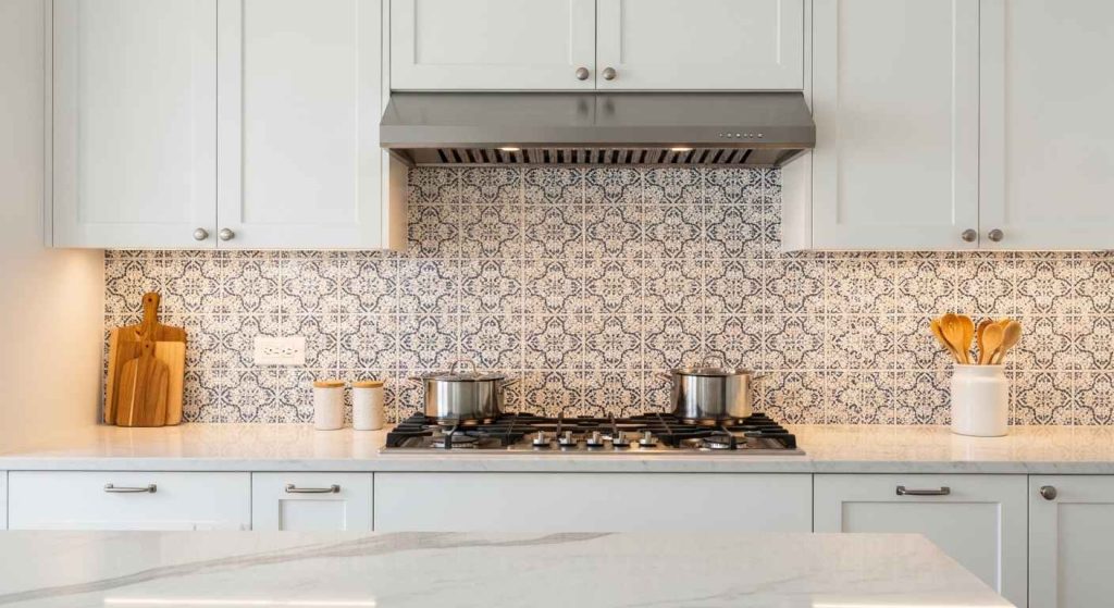 The Classic Blue and White Backsplash