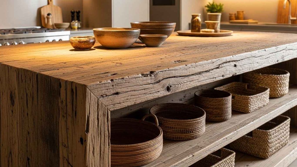 The Classic Reclaimed Wood Island