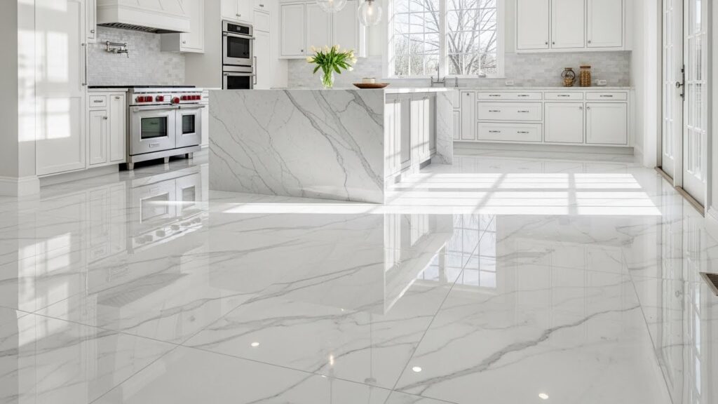 The Classic White Marble Floor