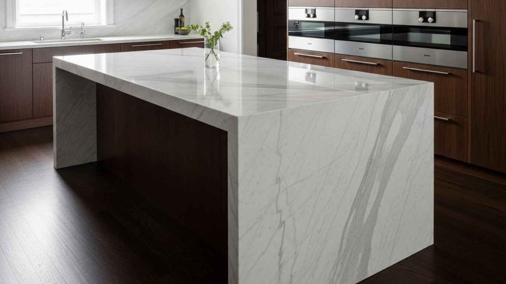 The Classic White Marble Island