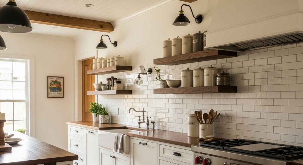 The Classic White Subway Tile Backsplash