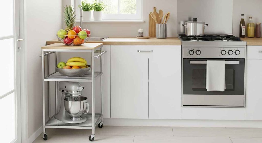 The Clever Narrow Kitchen Cart