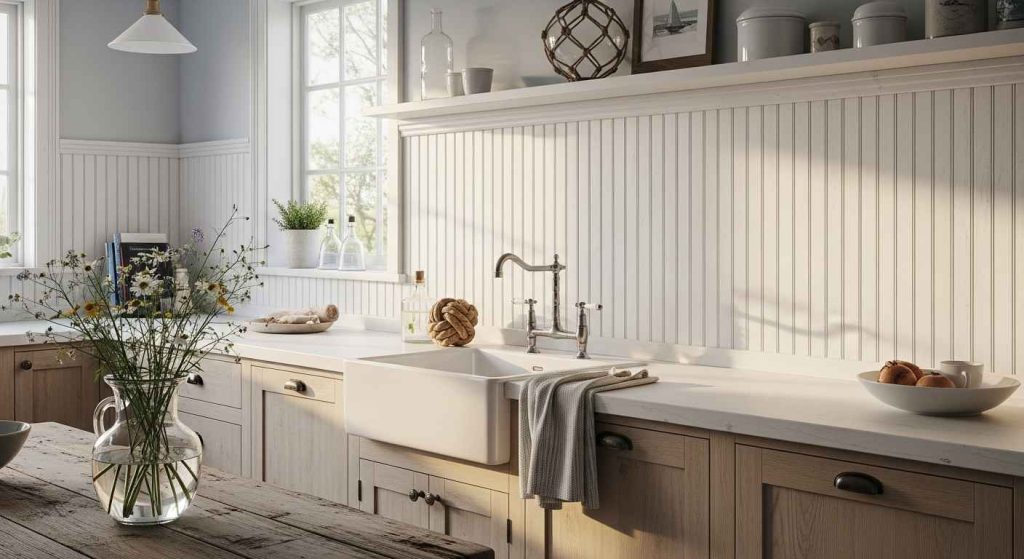 The Coastal Vibe of Beadboard