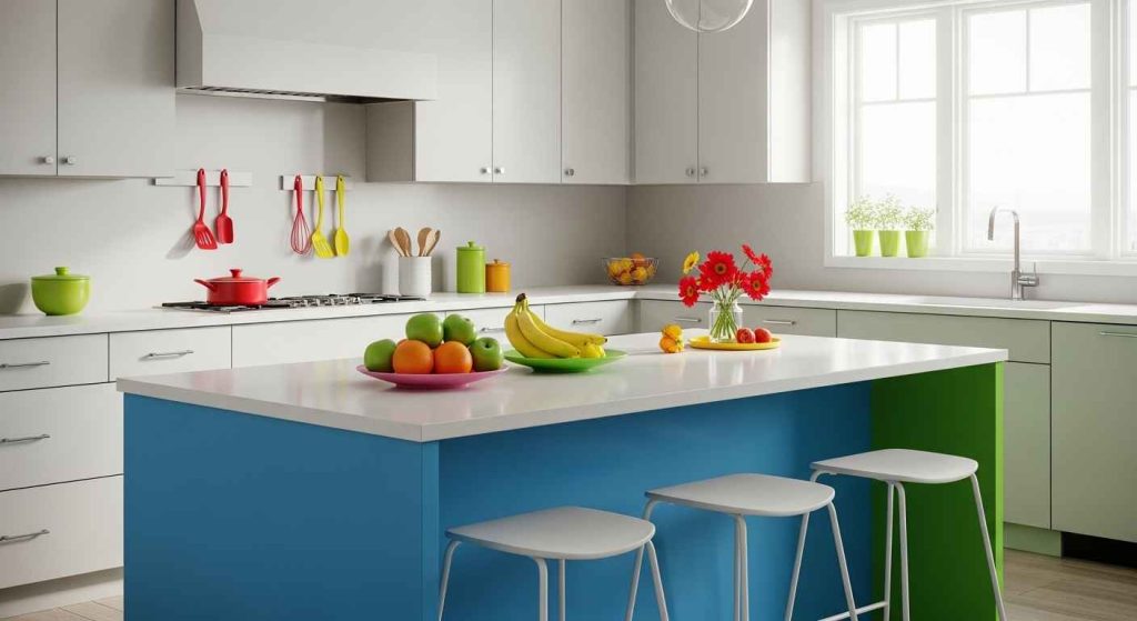 The Colorful Focal Point Island