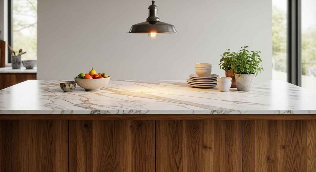 The Contrasting Material Mix Island