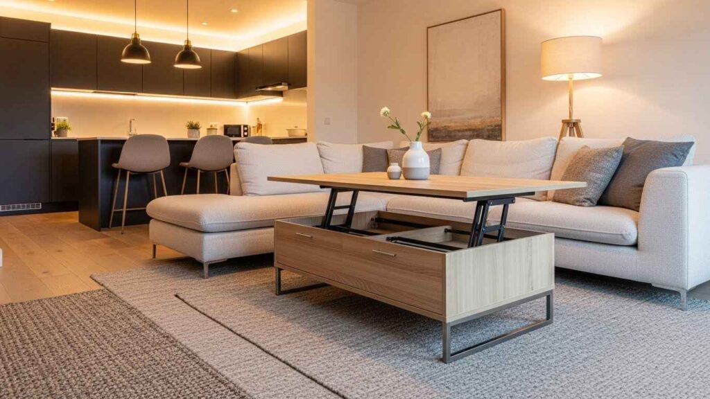 The Convertible Coffee-to-Dining Table