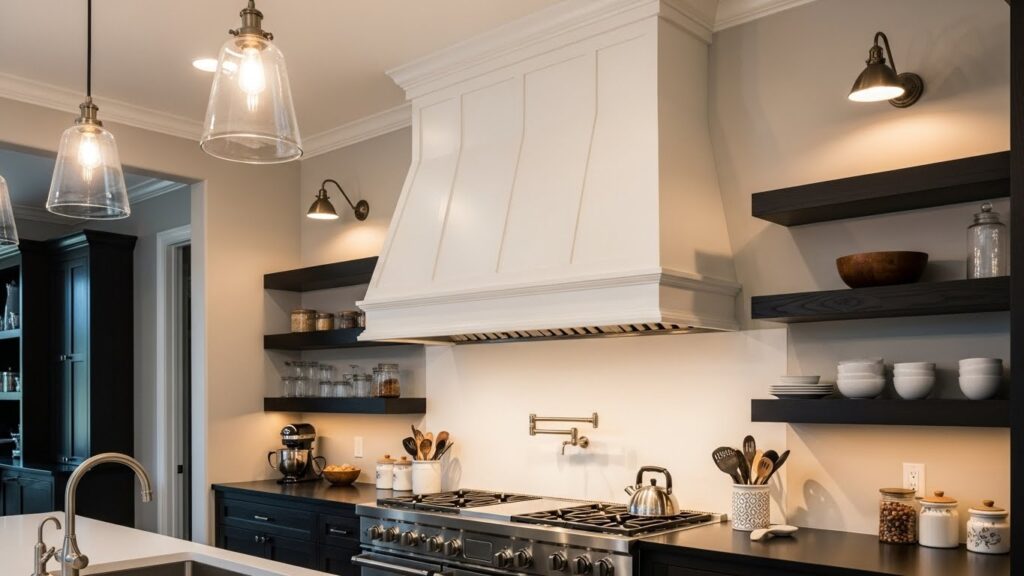The Dramatic White Chimney Hood