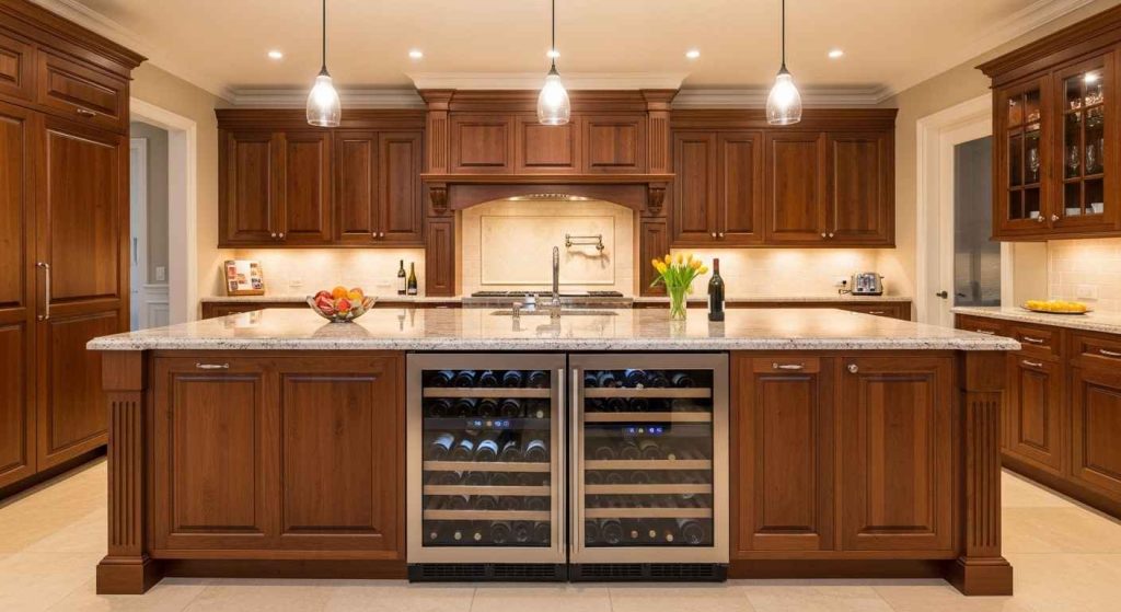 The Entertainer's Built-In Wine Fridge