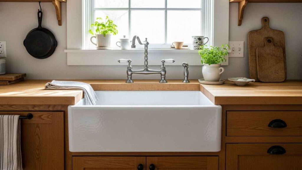 The Farmhouse Charm of an Apron Sink