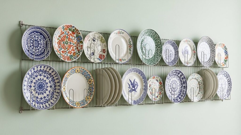 The "Floating" Plate Rack
