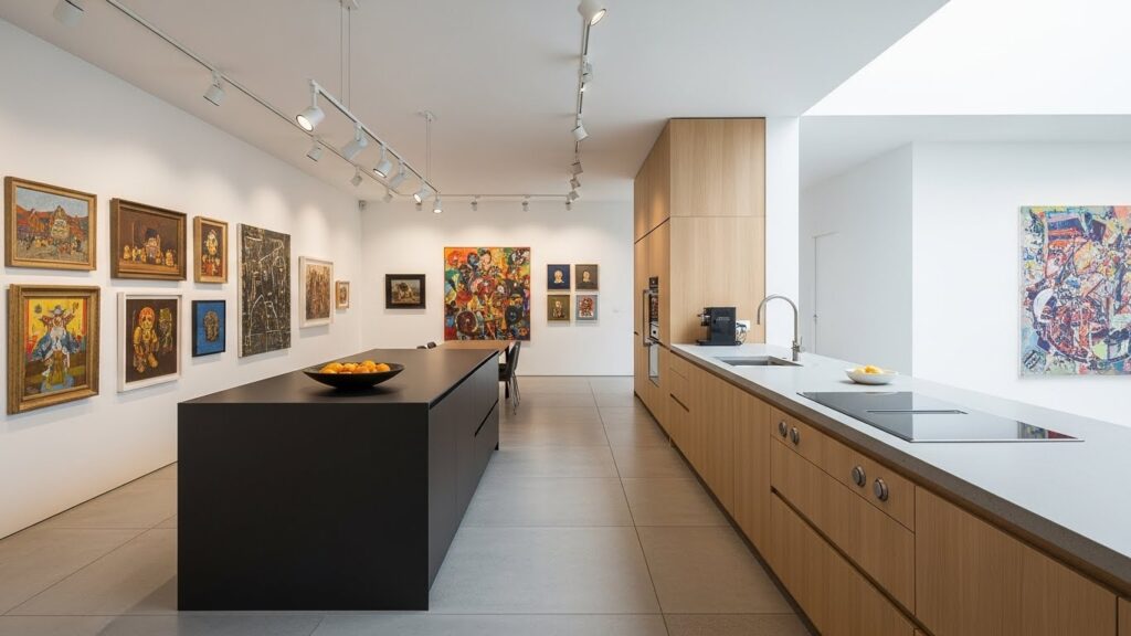 The Gallery-Style Open Kitchen