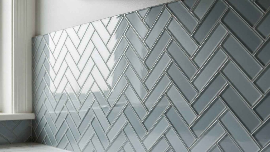 The Herringbone Mosaic Glass Pattern