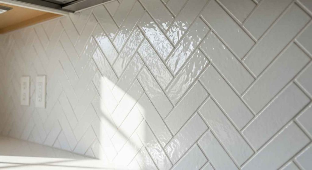 The Herringbone Zellige Backsplash