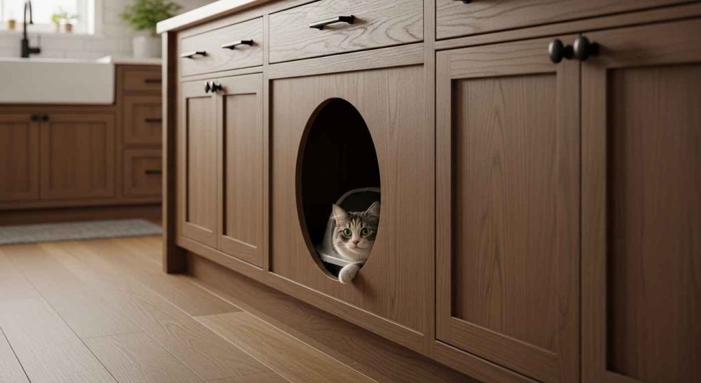 The Hidden Litter Box Lounge Solution