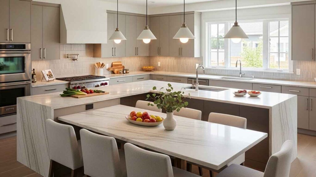 The Integrated Dining Table Island